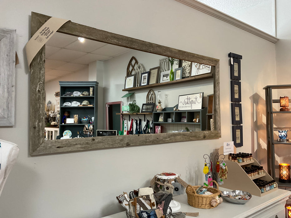 Barnwood mirror