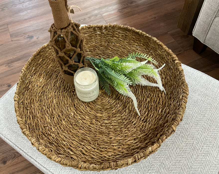 Seagrass Round Tray