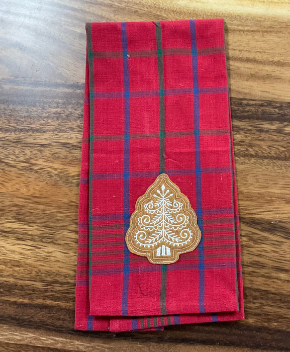Dish Towel - Gingerbread Christmas Tree