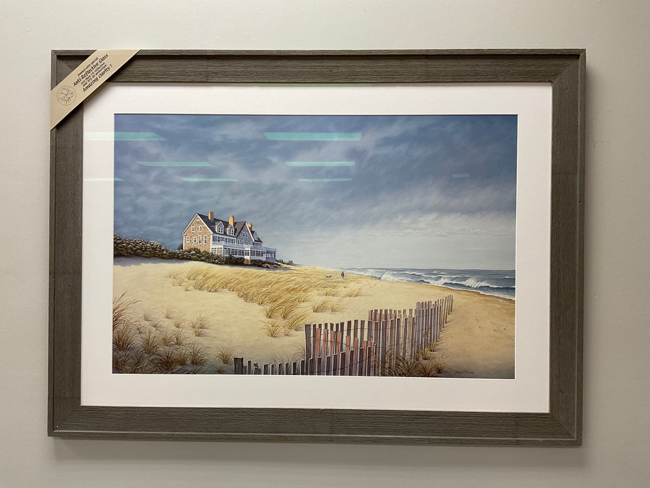 Framed Beach House Print