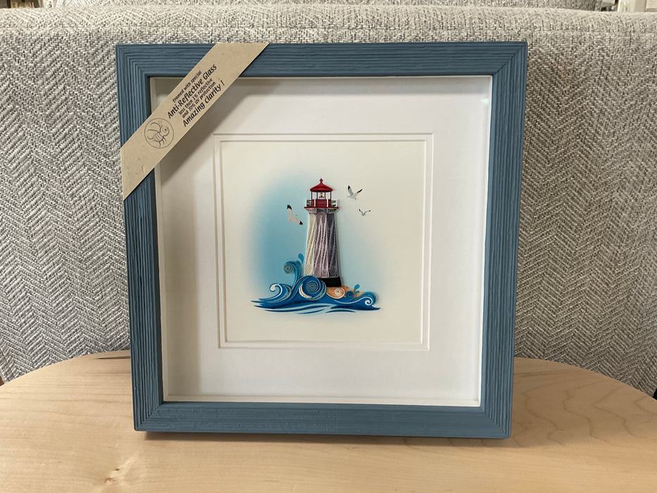 Quilling picture shadowbox