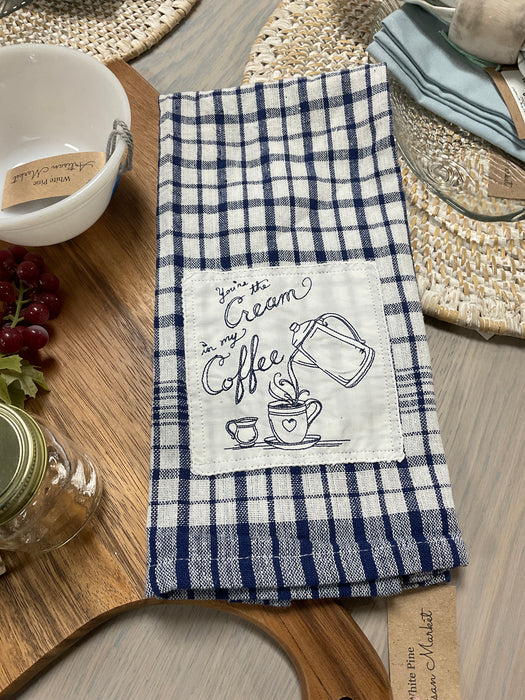 Dish Towel-Cream in my Coffee
