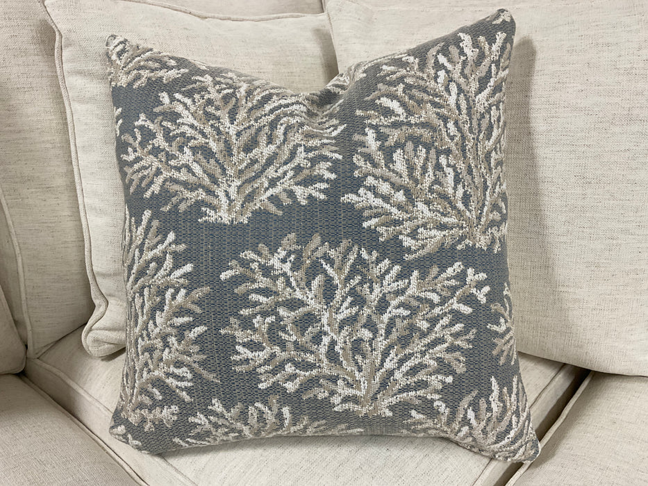 Throw Pillow - Coral Pattern