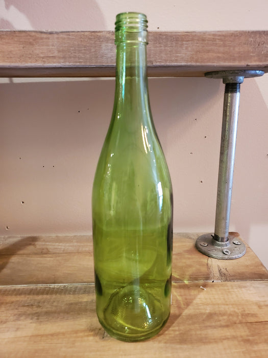 Colored glass bottles