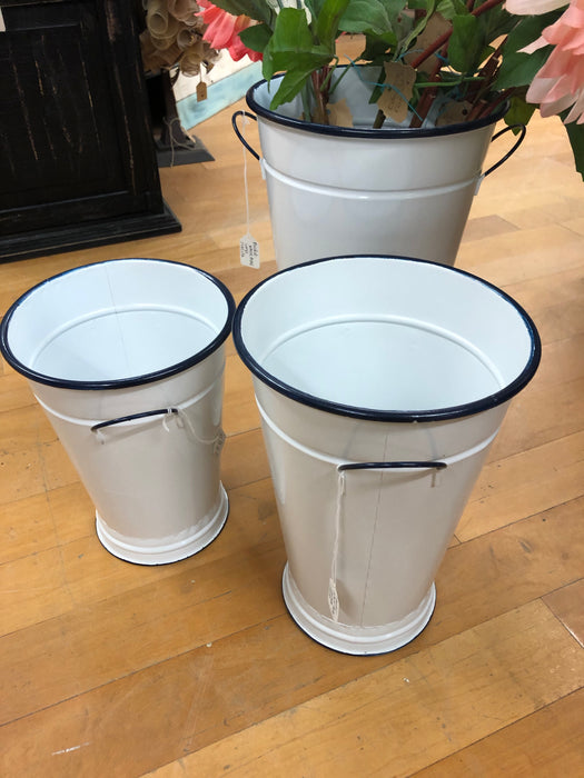 White Buckets