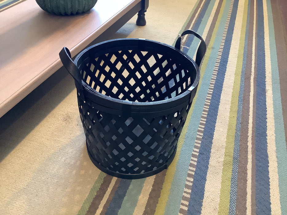 Boho black basket
