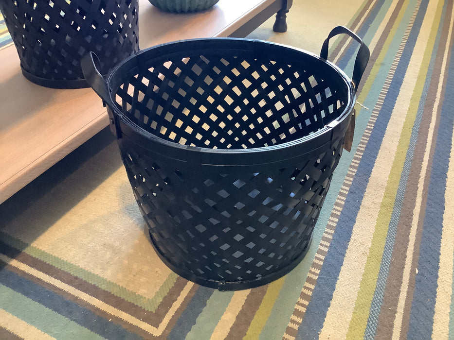 Boho black basket
