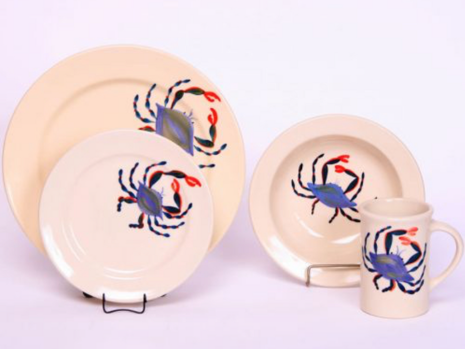 Handmade Pottery w/ Bluecrab