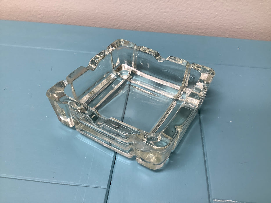 Square vintage ash tray
