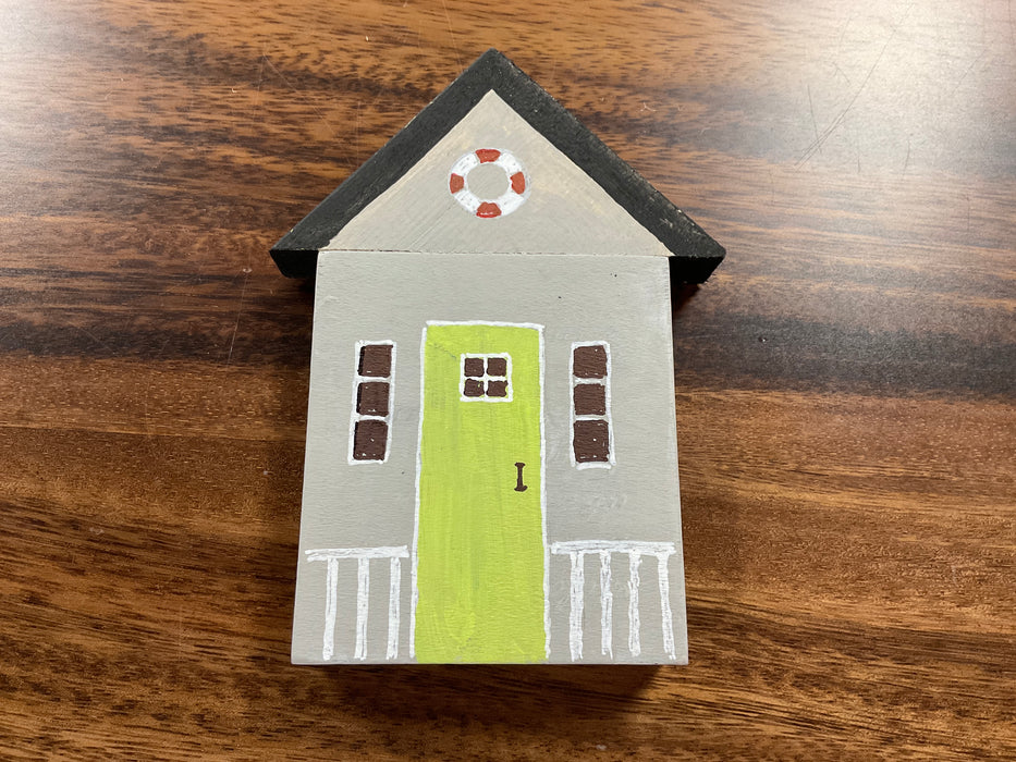 Small wood painted house