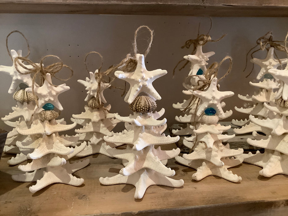 Starfish tree Christmas ornament