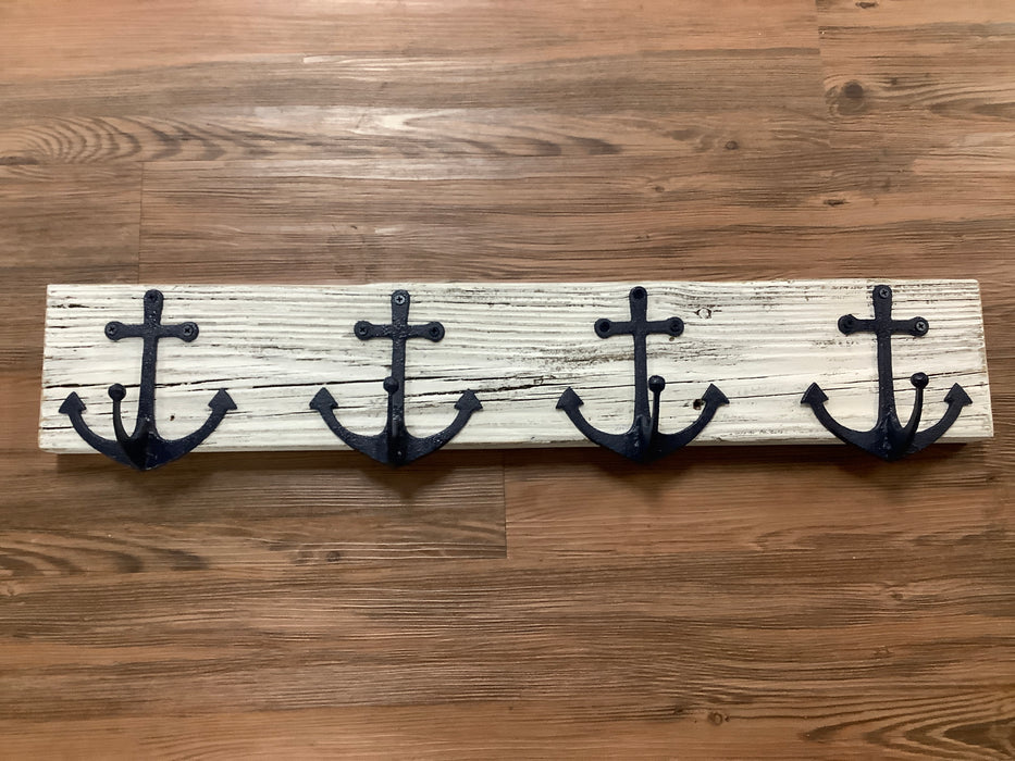 Anchor hook rack - 4 hooks