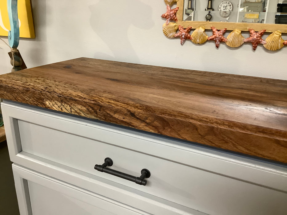6 Drawer chest blue and gray