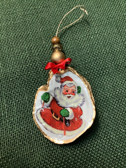 Oyster shell ornament