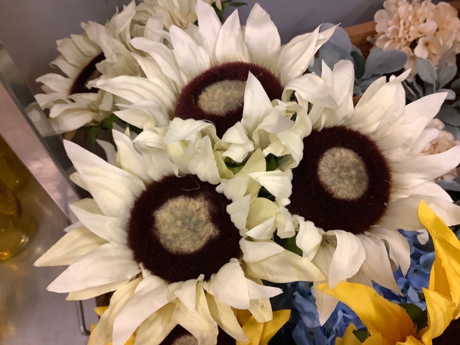 Sunflower stem - silk flower