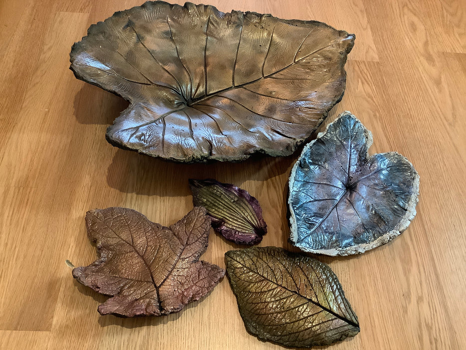 Concrete leaves