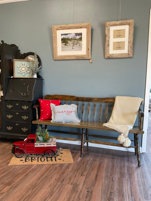 Flat back Windsor bench