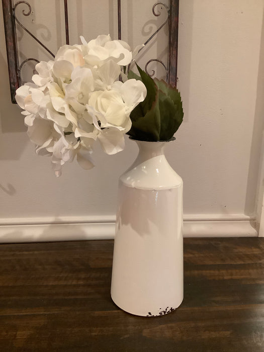 Milk bottle vase