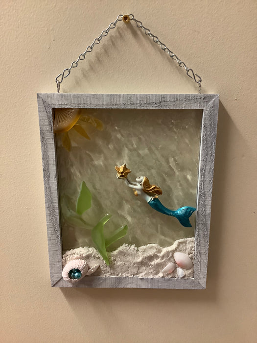 Epoxy 3D framed wall art