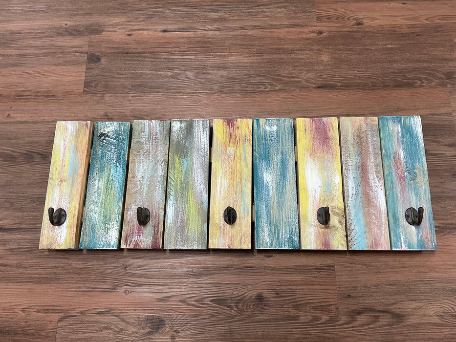 Pallet coat rack