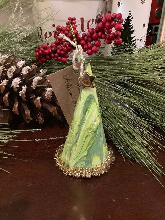 Papermache tree ornament