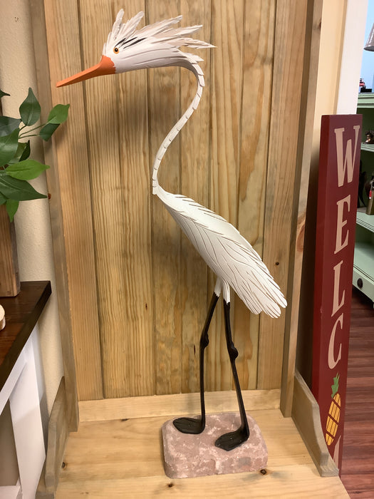 PVC white heron