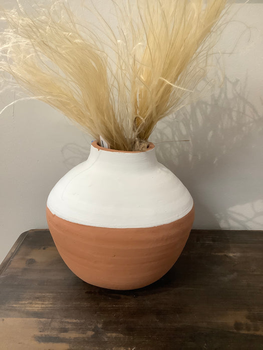 Azi vase white wide