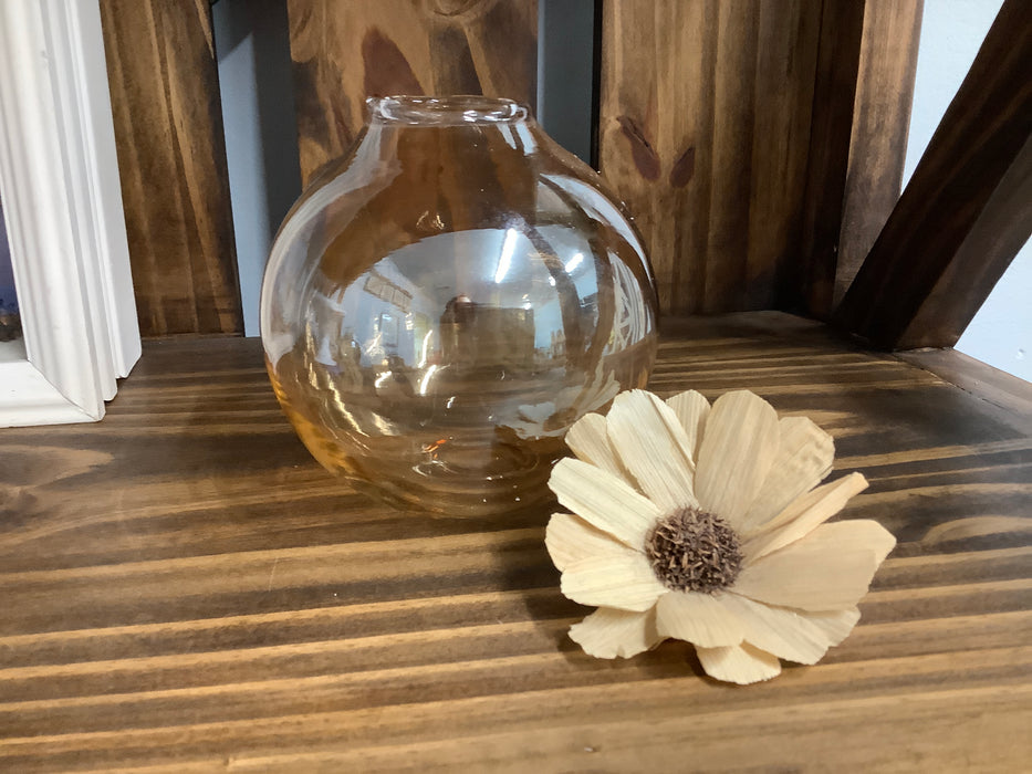 Blown glass bud vase