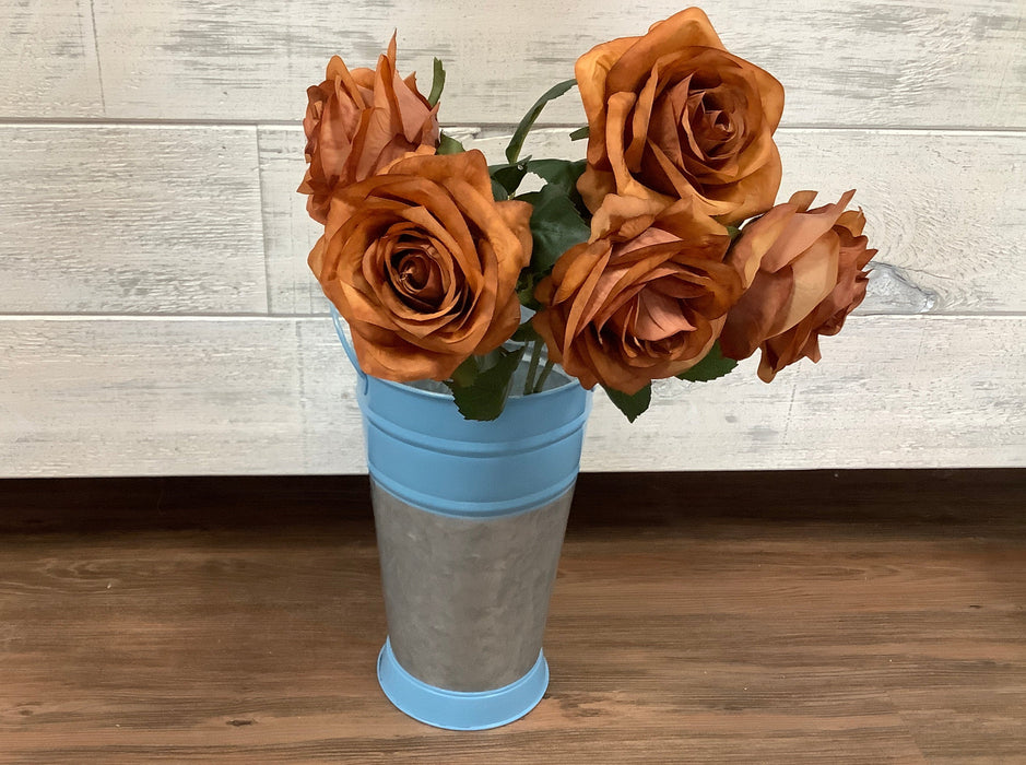 Faux roses - terracotta