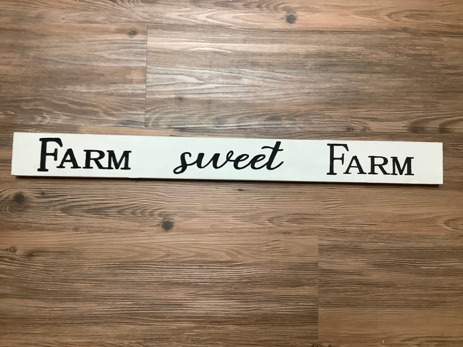 Wood engraved sign 2'
