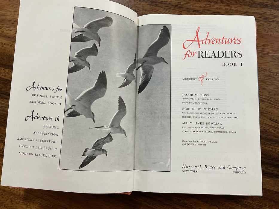 Adventures in Reading book 1 hardcover 1953