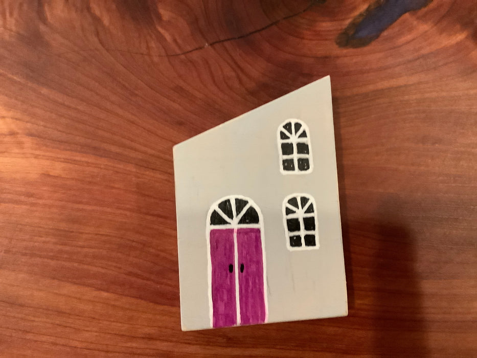Small wood painted house