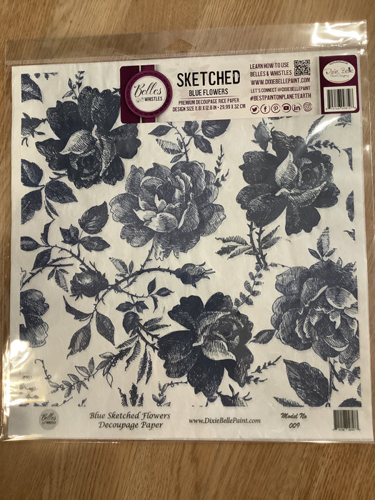 Dixie Belle decoupage rice paper