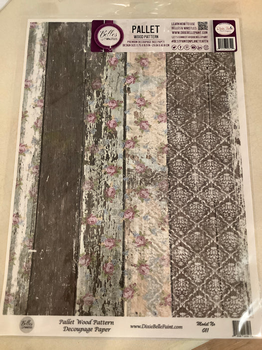 Dixie Belle decoupage rice paper