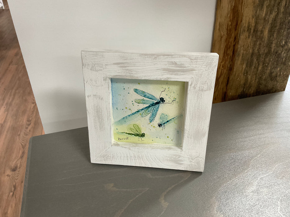 Framed watercolor picture