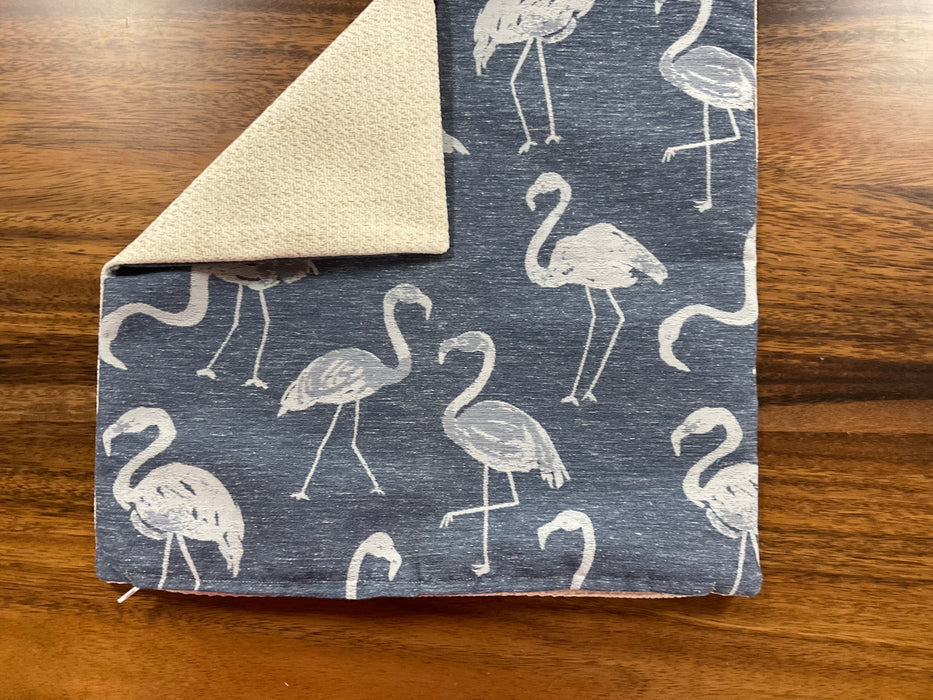 Beachy fabric pillow