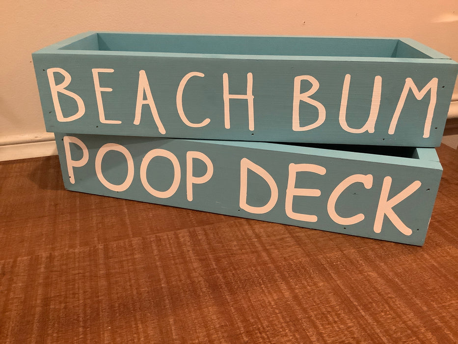 Beach bum - toilet paper holder