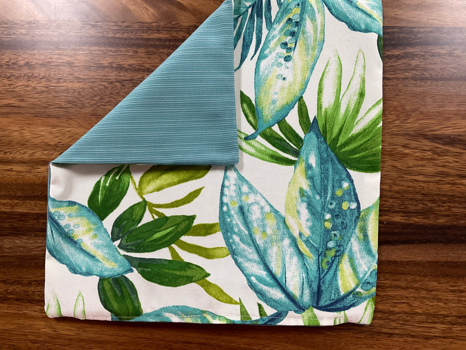 Beachy fabric pillow