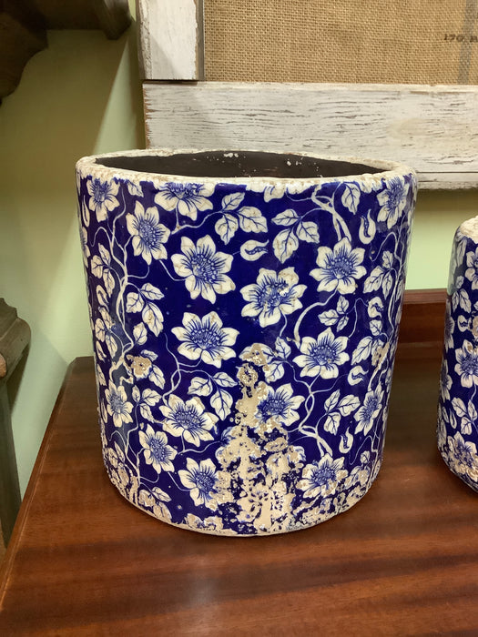 Rustic ceramic flower pot
