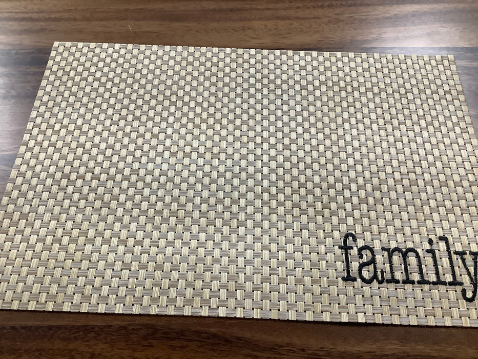 Embroidered Placemats