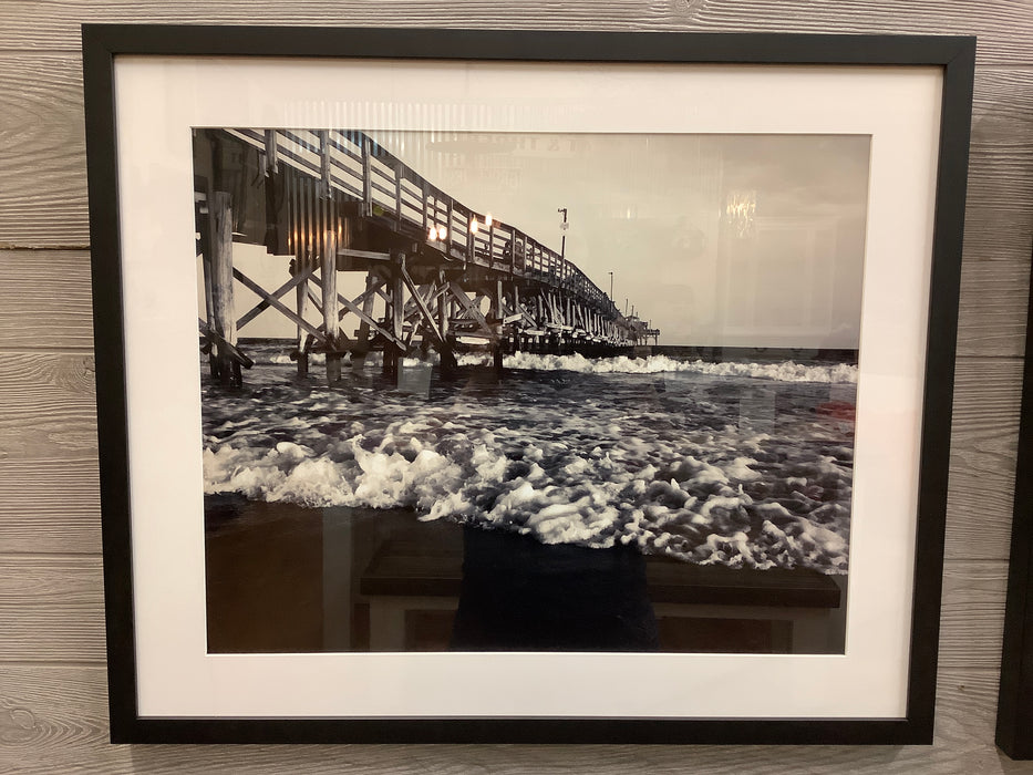 Black and white Cherry grove pier