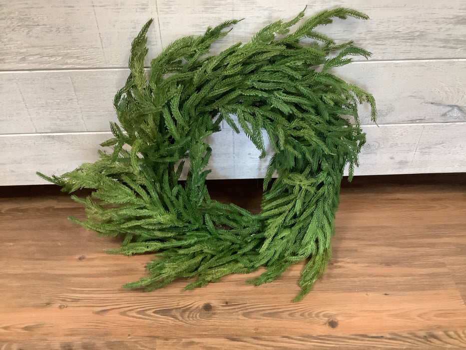 Faux Norfolk Pine Wreath