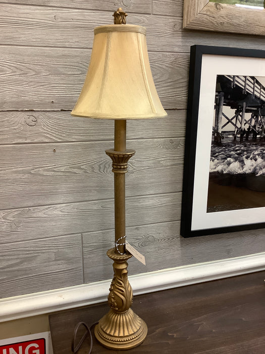 Faux brass lamp