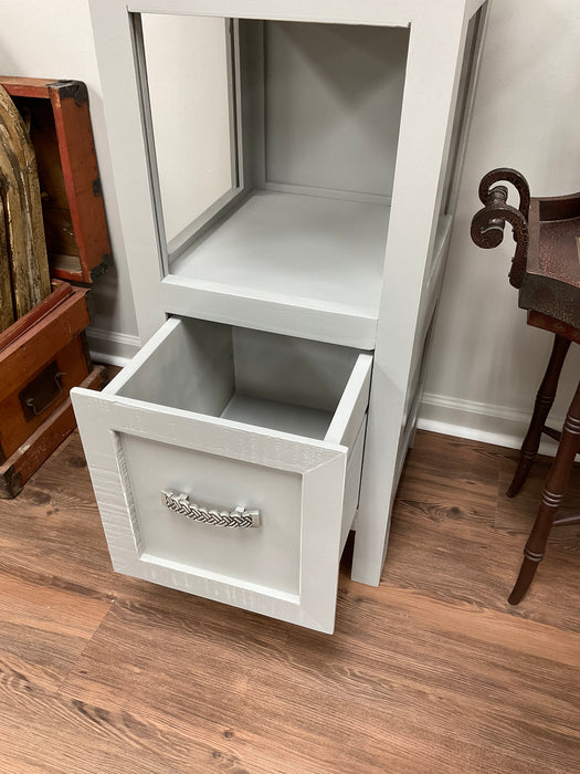 Driftwood open bookcase