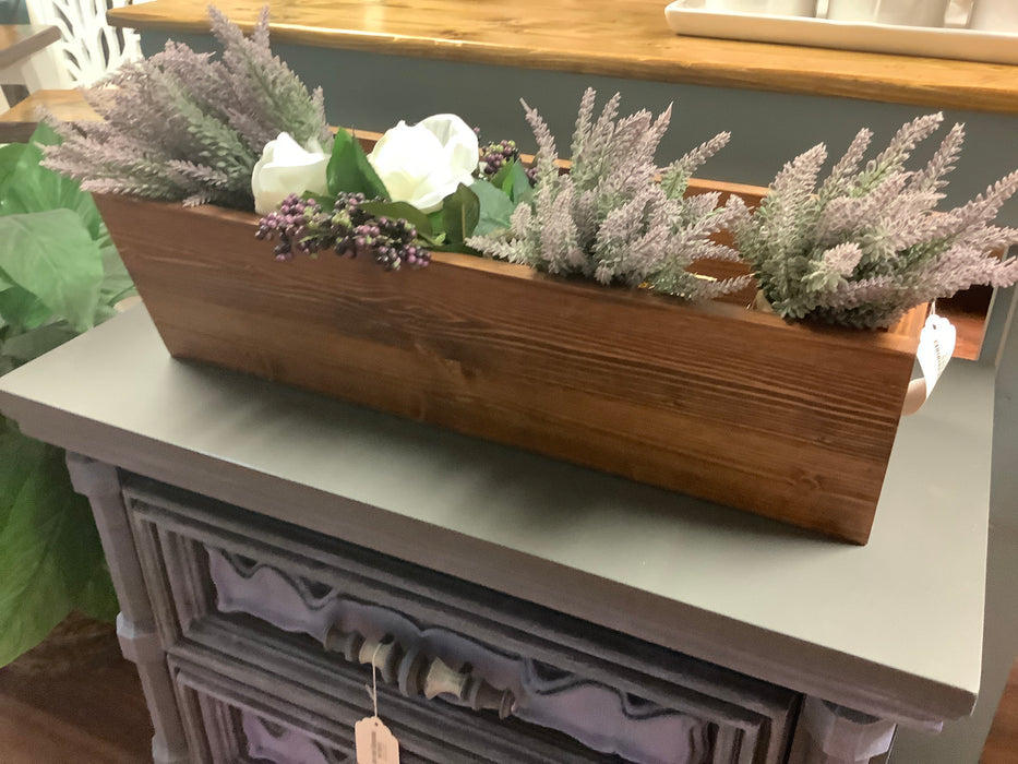Wood planter