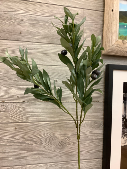 Faux olive branch