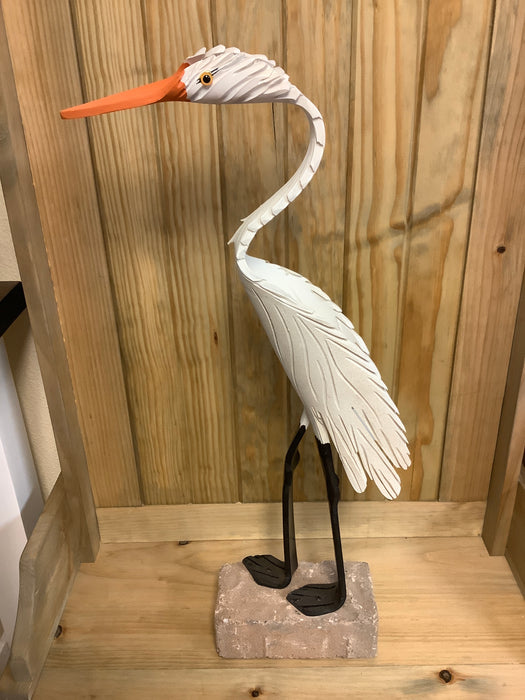 PVC white heron
