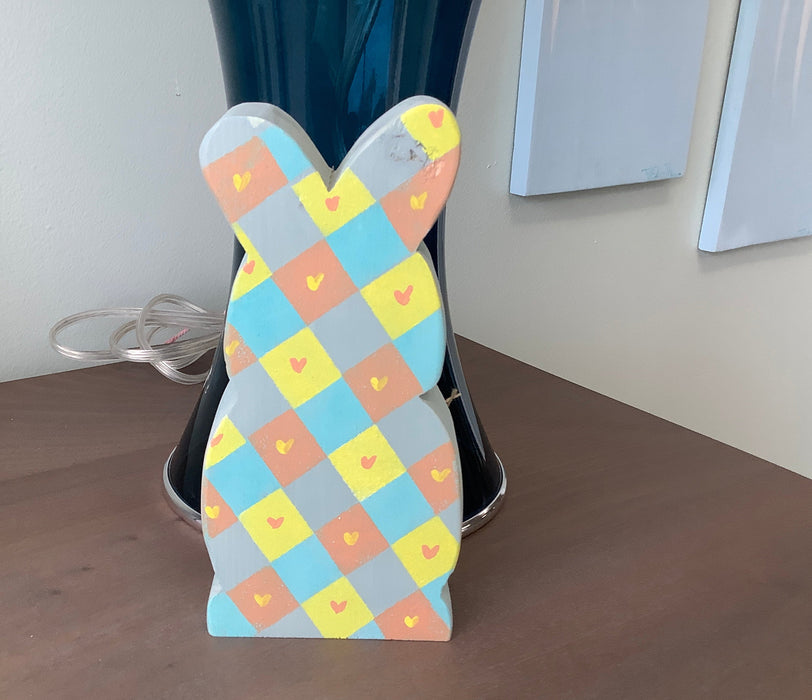 Wood Easter bunny - standing