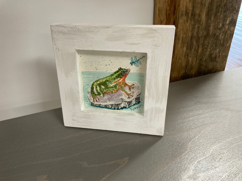 Framed watercolor picture