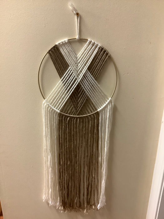 Macrame round wall hanging